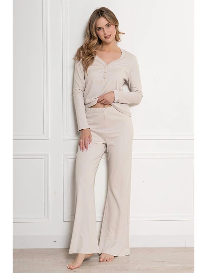 Pyžamo Leveza 1812 Yara, s dlhými rukávmi, veľkosti S–XL
