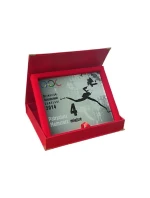 Sklenený diplom v puzdre