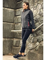Dámská pracovní pletená fleecová bunda 40. heather grey model 22517060 - Promodoro Dámská pracovní pletená fleecová bunda 40. heather grey model 22517060 - Promodoro