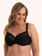 Eloise podprsenka s kosticami Full Cup 5295 čierna - RosaFaia