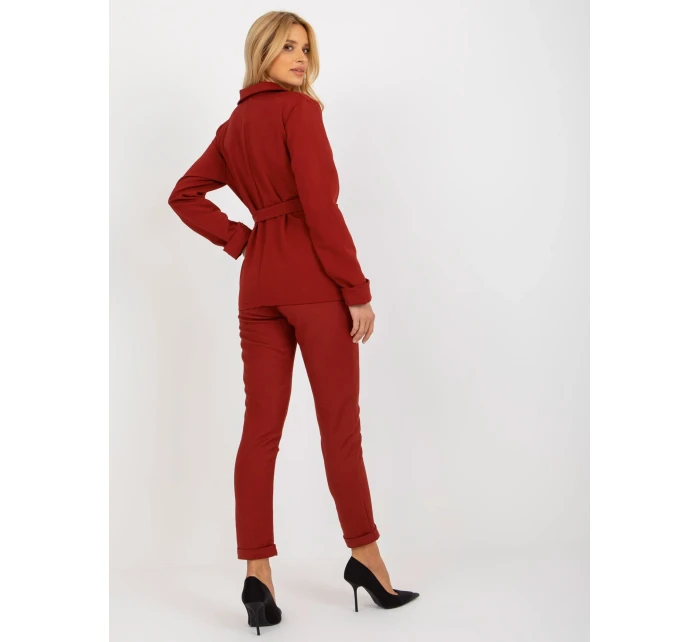 Dámska bunda LK MA 507798.51P gaštanová - FPrice