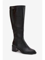 Topánky na podpätku model 219141 Krok vo veľkom štýle Topánky na podpätku model 219141 Krok vo veľkom štýle