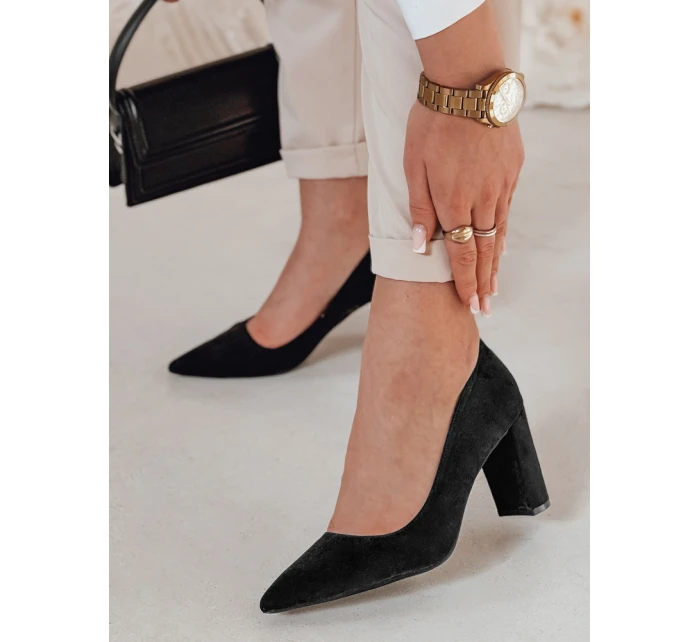 Dámske lodičky STELMI stiletto black FashionStreet ZY0852