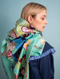 Chusta Art Of Polo 25233 Peacock