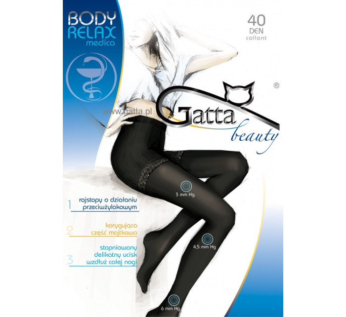Dámske pančuchové nohavice Gatta Body Relax Medica 40 deň 2-4