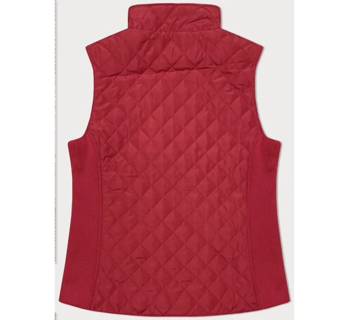 Dámska červená vesta s elastickými vložkami J Style (11Z8152)