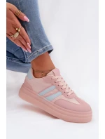 Dámské tenisky na platformě Růžové Galleria Dámské tenisky na platformě Růžové Galleria