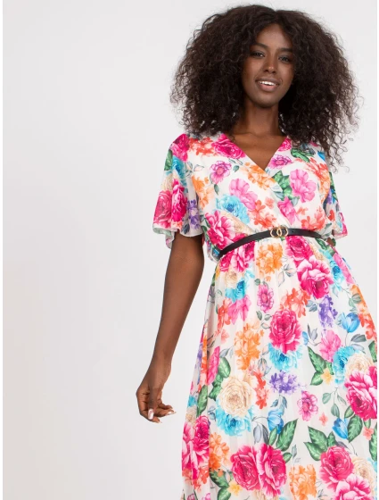 Šaty DHJ SK 13162.92 svetlo béžová