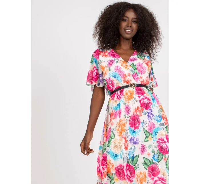 Šaty DHJ SK 13162.92 svetlo béžová