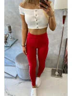 Dámske legíny 8882 Červená - Kesi