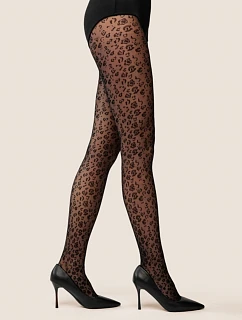 Tenké pančuchy - vzor LEONIA-5