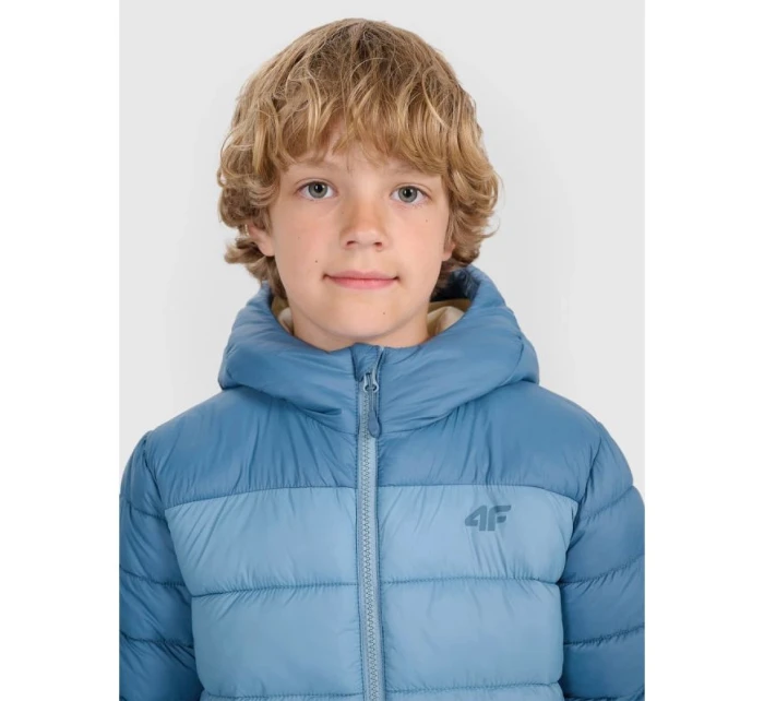 Chlapčenská páperová bunda so syntetickou výplňou 4F 4FJRAW25TDJAM0770-32S Chlapčenská páperová bunda so syntetickou výplňou 4F 4FJRAW25TDJAM0770-32S