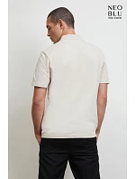 NEOBLU Orel Unisex piqué polo z hrubej bavlny 24.4337 optická biela NEOBLU Orel Unisex piqué polo z hrubej bavlny 24.4337 optická biela