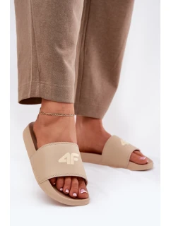 Klapki Damskie 4F 4FRMM00FSLIF010-83S Beżowe