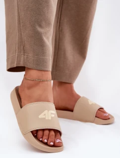 Dámské Pantofle model 21695529 Béžové - 4F