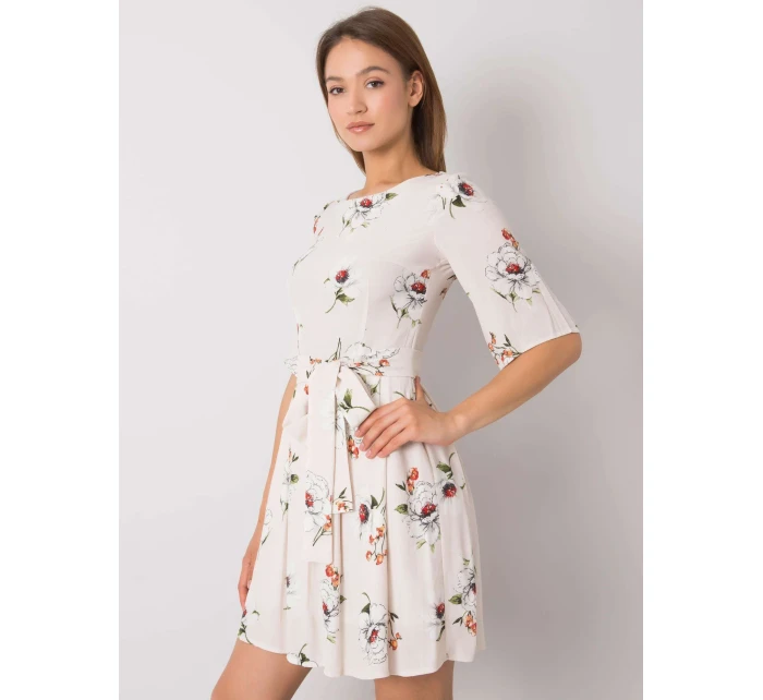 Šaty LK SK 507547.16P svetlo béžová