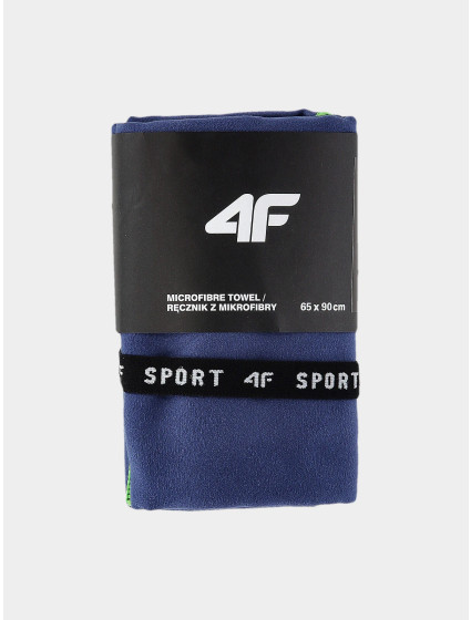 Rýchloschnúci športový uterák S (65 x 90 cm) 4F - tmavomodrý