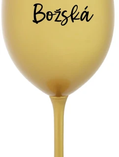Lady of God - zlatý pohár na víno 350 ml