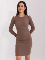 Dámske šaty RV SK 9219.13P Brown - FPrice