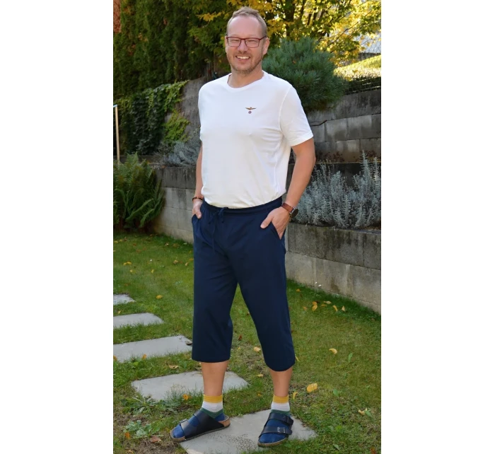 Pánské pyžamové kapri kalhoty model 20582751 - Gazzaz Pánské pyžamové kapri kalhoty model 20582751 - Gazzaz