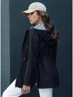 Dámská přechodná bunda parka s kapucí černá Dstreet model 21979126 - FashionStreet
