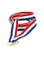 Stuha 22 mm - červená, biela a modrá Stuha 22 mm - červená, biela a modrá