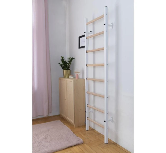 DREVENO-KOVOVÝ GYMNASTICKÝ REBRÍK SO 4 DRŽADLAMI BENCHK 200W