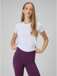 Dámské hladké tričko slim model 22193673 dámské - 4F