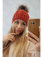 Fleecová čiapka Daria K217 červená