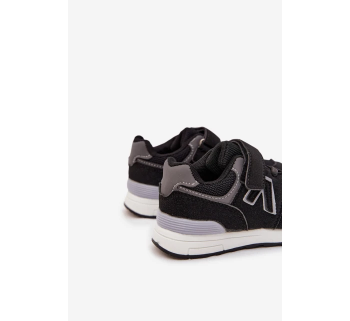 Sportovní tenisky dětské na suchý zip černé Galisse Sportovní tenisky dětské na suchý zip černé Galisse