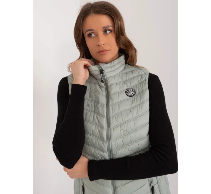 Kamizelka model 20095116 pistacjowy - FPrice