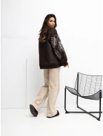 RV BL mikina A1042.25 tmavohnedá