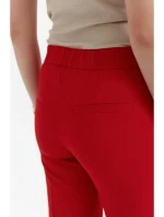 model 20589749 Kalhoty s úzkými nohavicemi červené - Makover
