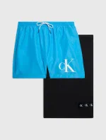 Darčekové balenie pánskych plaviek a uteráka KM0KM00849 BEH modrá - čierna - Calvin Klein