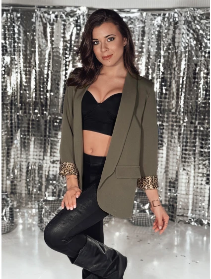 Dámská bunda v jedné velikosti olivová Dstreet model 21982224 - FashionStreet