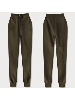 Teplákové kalhoty v army barvě model 21481314 - J.STYLE