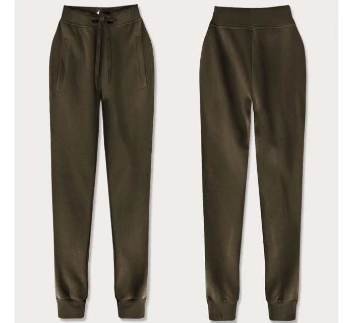 Teplákové kalhoty v army barvě model 21481314 - J.STYLE Teplákové kalhoty v army barvě model 21481314 - J.STYLE