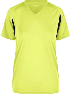 Daiber JN 316 Dámske bežecké tričko 02.0316 fluo žltá/čierna