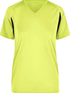 JN 316 Dámské běžecké tričko model 22485888 fluo yellow/black - Daiber