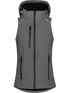 Dámská 3vrstvá softshellová vesta 40. steel grey model 22517315 - Promodoro