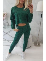 Súprava s nápismi zelenej farby