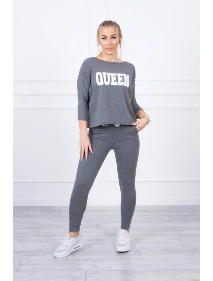 Queen model 18748101 sada grafit - K-Fashion