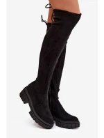 Dámské semišové boty Černá model 21593733 - Boto