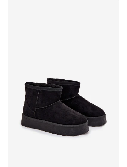 Dětské sněhule s kožíškem Big Star Černé model 21708592 - Big Star Shoes