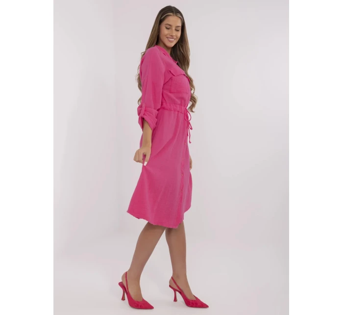 Šaty MI SK 91166.73 fuchsiová