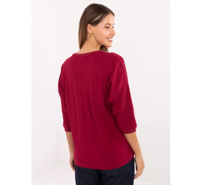 Blúzka RV BZ A820.27P bordová Blúzka RV BZ A820.27P bordová