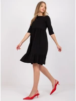 Šaty RV SK model 17047303 černá - FPrice Šaty RV SK model 17047303 černá - FPrice