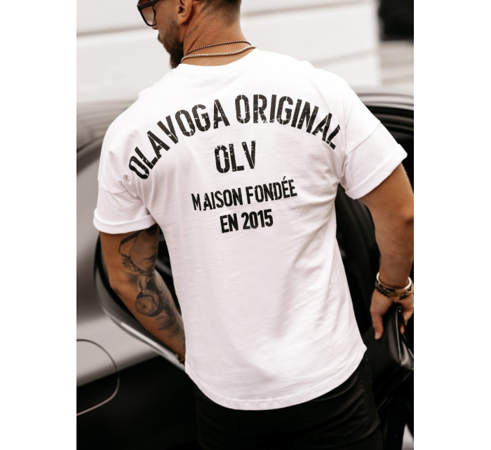 Pánské tričko 286132 bílé - Ola Voga