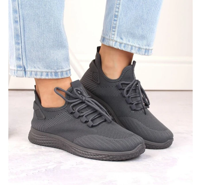 Buty sportowe W szare model 21958256 - NEWS Buty sportowe W szare model 21958256 - NEWS