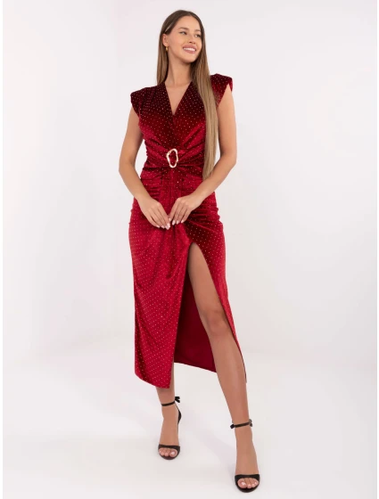 Šaty IT SK 21171 1.03P bordová Šaty IT SK 21171 1.03P bordová